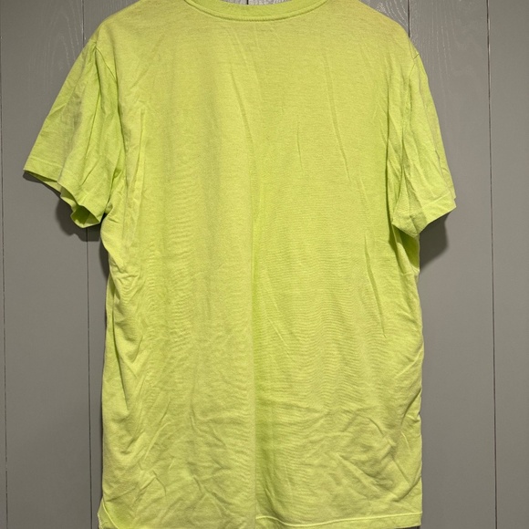 The North Face Men's T-Shirt Short Sleeve Crew Neck Neon Green - Size XL - Picture 2 of 6